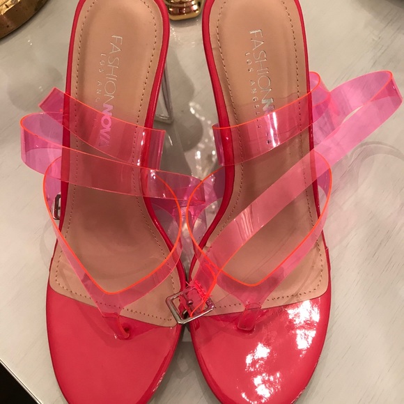 Fashion Nova jelly heels - Picture 2 of 2